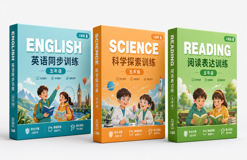 院校教学资料U盘配发场景