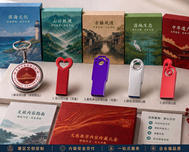 剧院文创导览U盘定制交付场景