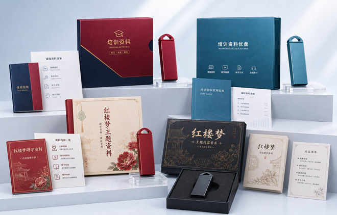 企业培训U盘批量复制案例：音频学习资料实拍